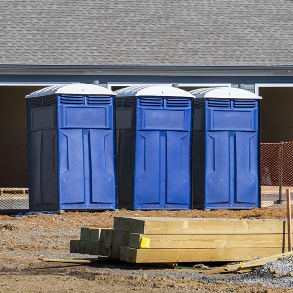 do you offer hand sanitizer dispensers inside the porta potties in Pittsford